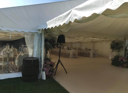 Marquee hire Herefordshire